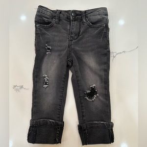 Joe’s Jeans distressed with sewn cuff